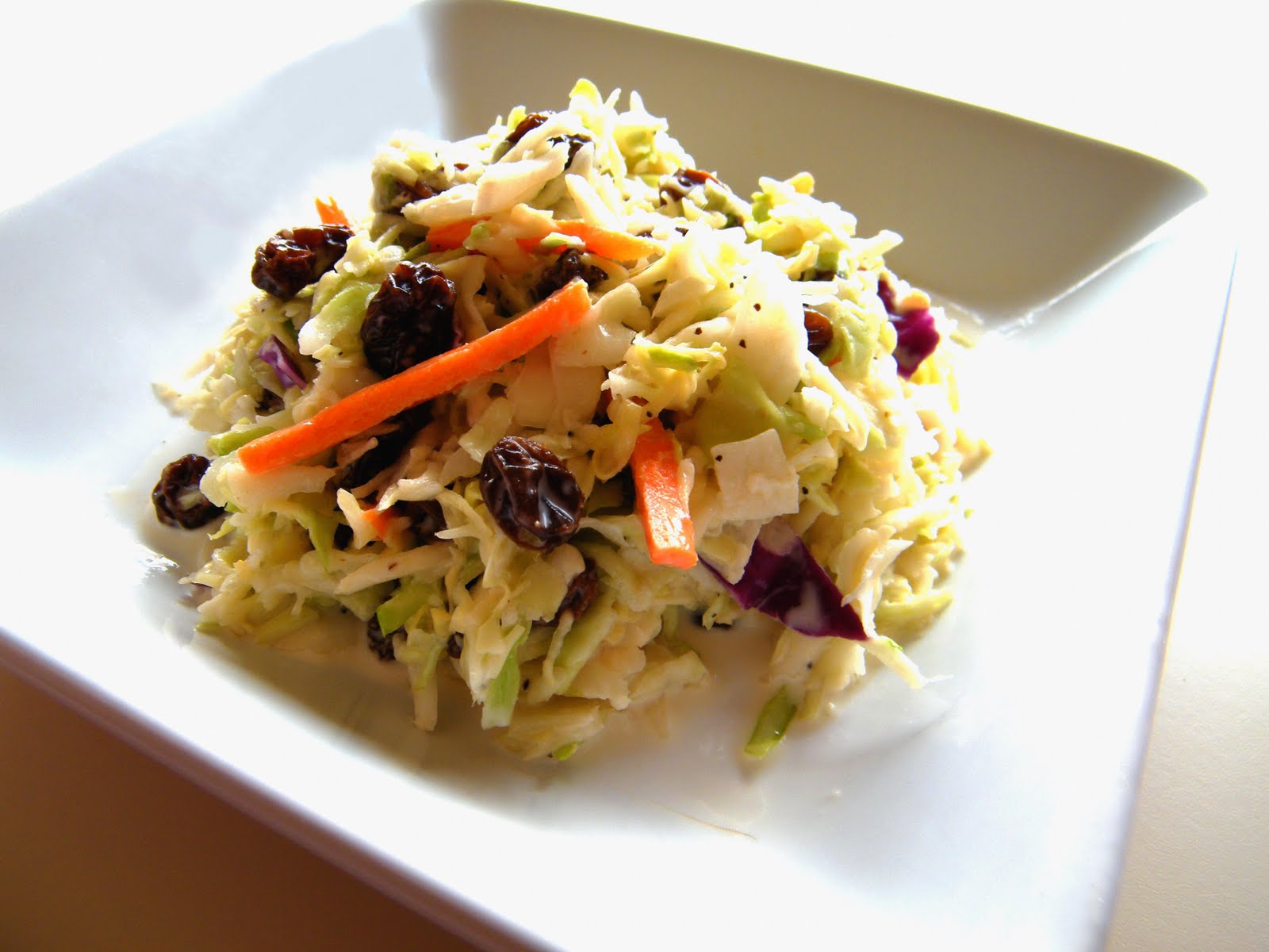 A Delectable Starter - Raisin Coleslaw